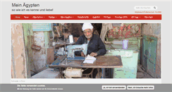 Desktop Screenshot of mein-aegypten.com