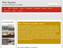 Tablet Screenshot of mein-aegypten.com